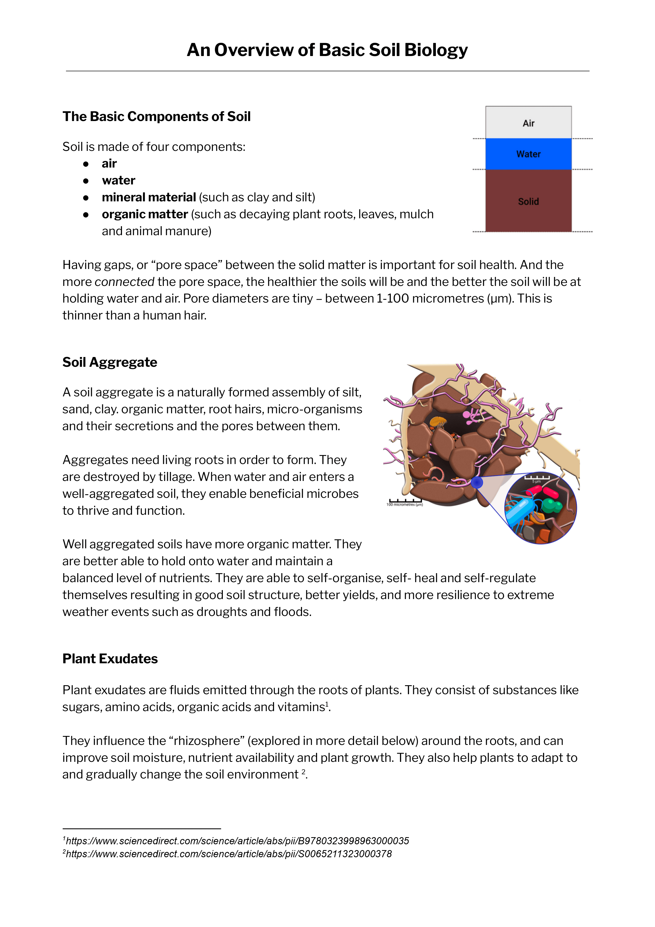 An Overview of Basic Soil Biology